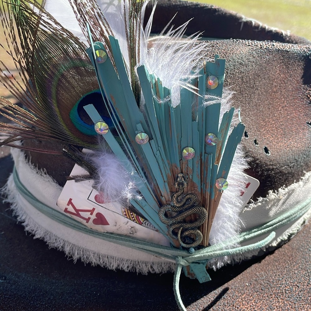 Custom Snake Theme Western/Cowboy Hat - Picture 3 of 9